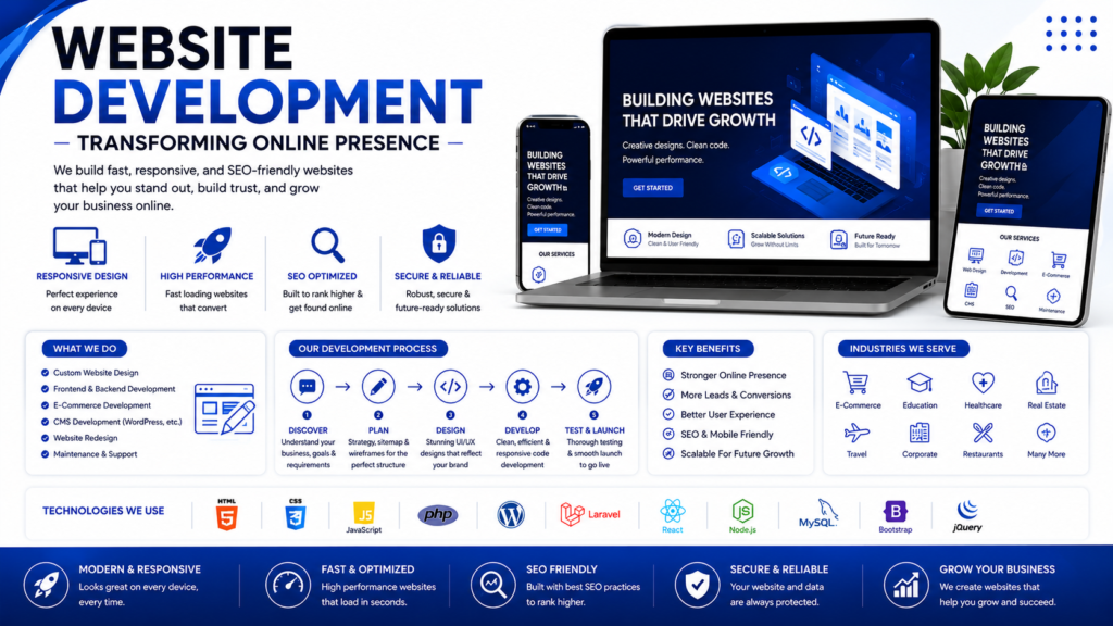 Website Development – Transforming Online Presence