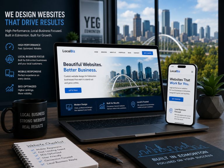 Website Design Edmonton: High-Performance, Local-Business Focused
