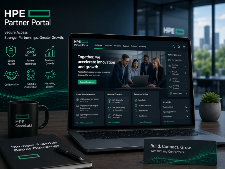 HPE Partner Portal: Secure Access for Business Partners & Growth