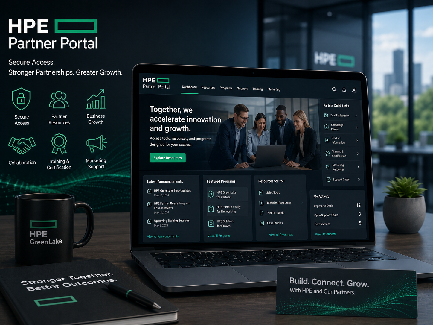 HPE Partner Portal: Secure Access for Business Partners & Growth