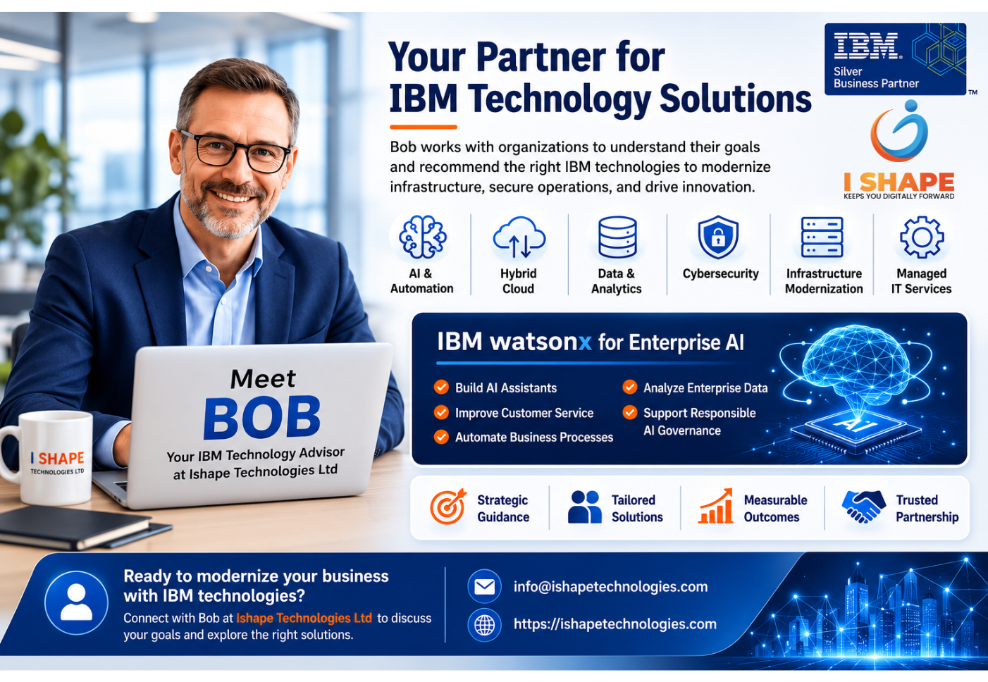 IBM Enterprise AI Solutions with Bob | Ishape Technologies Ltd